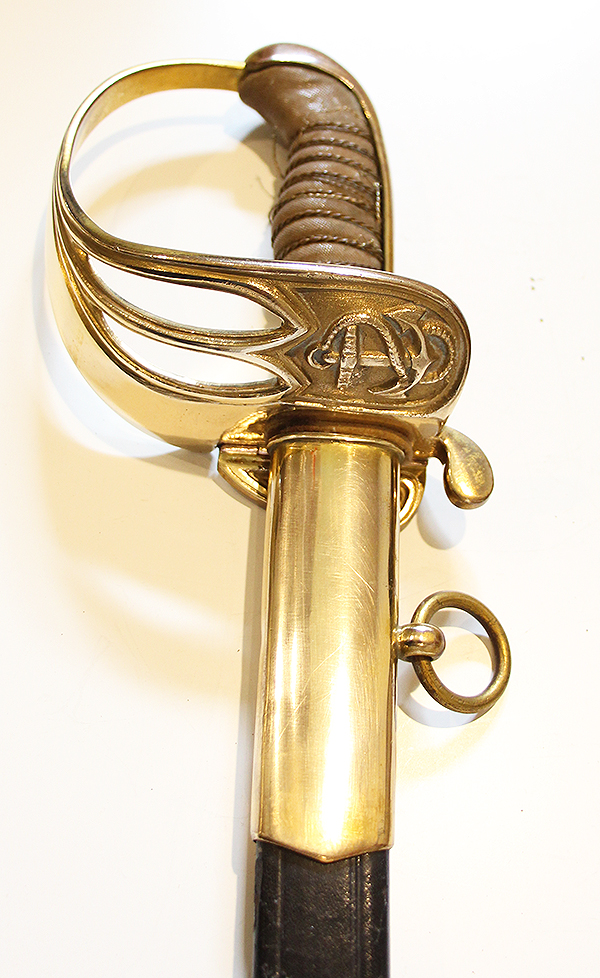 Dansk sabel for marinen - marinesabel - kvartermestersabel M1932